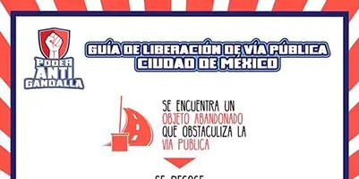 Guía de liberación de vía pública en CDMX