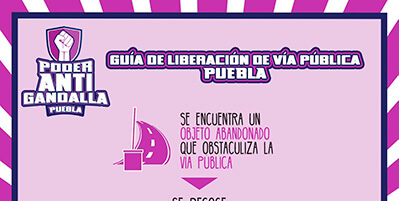 Guía de liberación de vía pública en Puebla